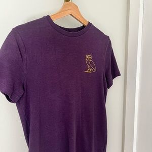 OVO T-Shirt Purple Mens XS